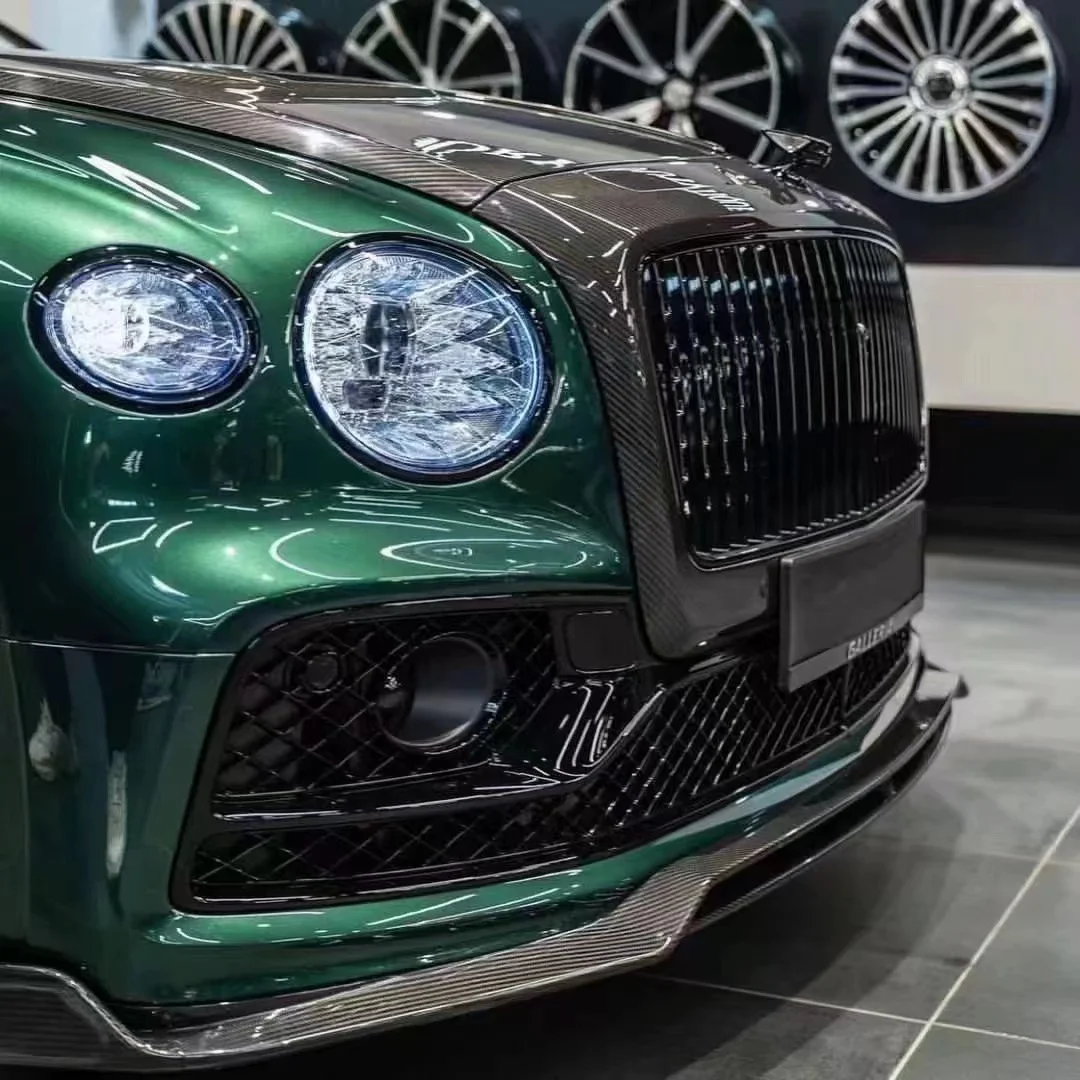 Dry carbon fiber body kit Front Bumper Rear Bumpers For  Bentley Continental Flying Spur Body Kit MSY Style