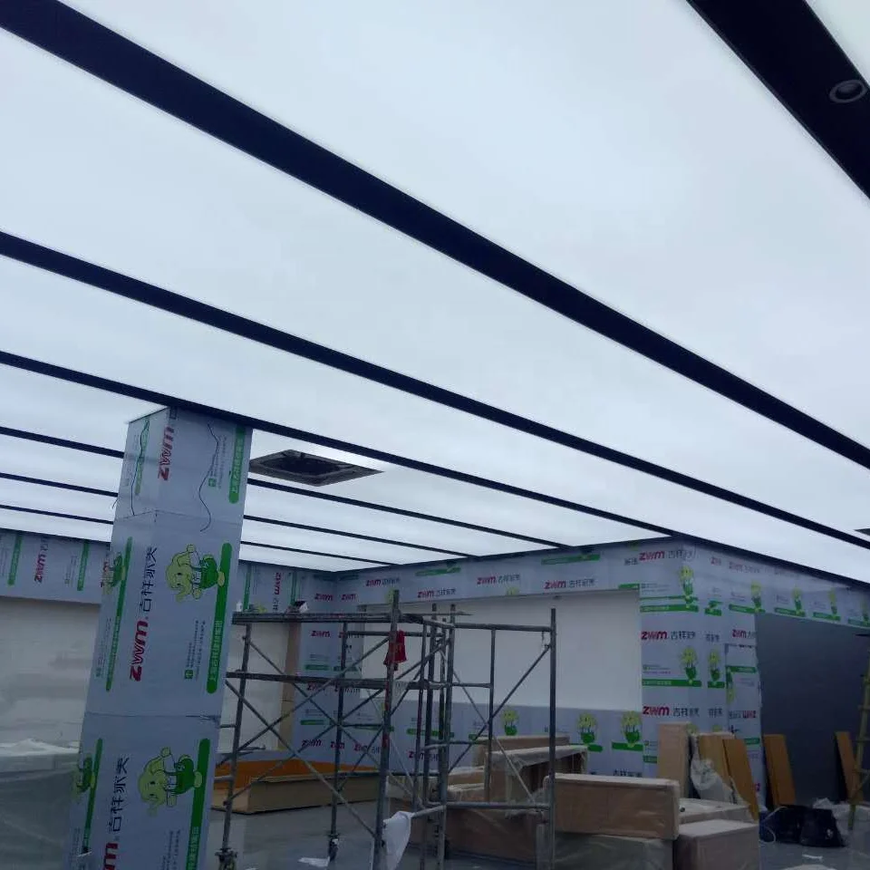 ZHIHAI nice trees in sky pvc translucent stretch ceiling