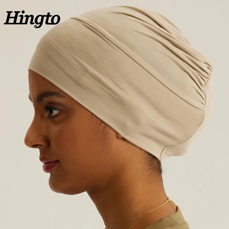 Wholesale Custom Premium Plain Jersey Inner Cap Hijab For Muslim Modal Solid Color Muslim Hijab Innercap