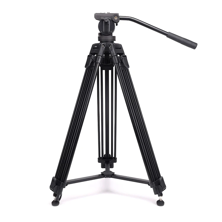 Kinfuto Manufacturer Provide 67-Inch 60 Bowl Size Professional Video Camera Tripod with Fluid Head Heavy Duty Tripod  GC193+DP10