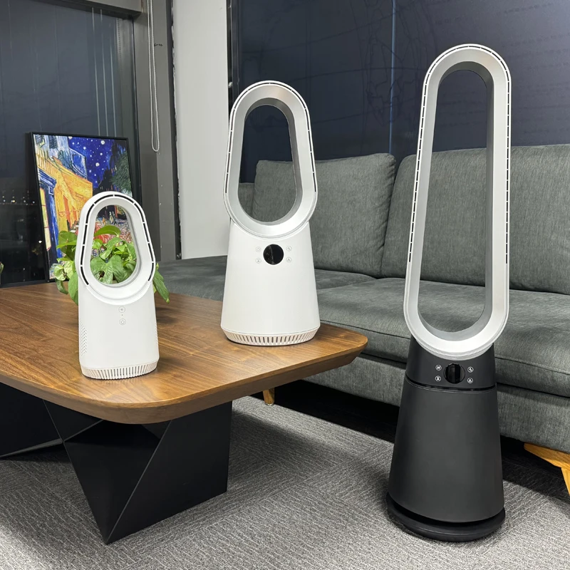 41 Inch Household Silent Bladeless Tower Fan 20 Wind Speed Remote Control Bladeless Fan