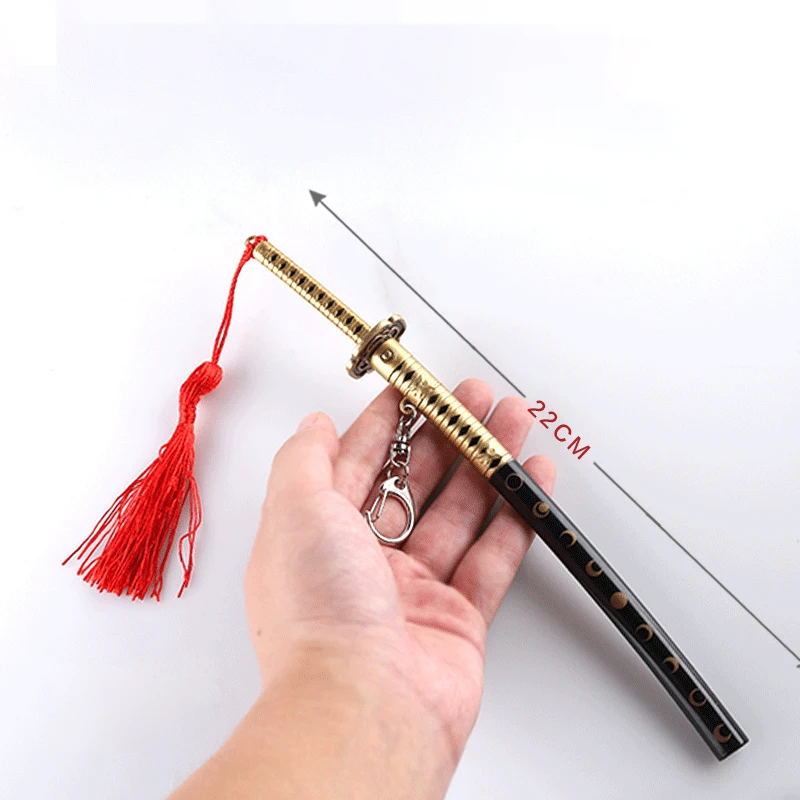 New style Metal Alloy Katana Toy Swords Mikazuki Munechikas-Toukens Ranbu Online Press to Eject Sword for gift