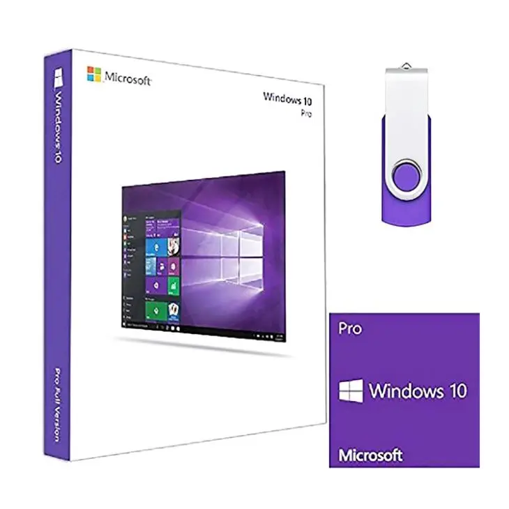win 10 professional FPP retail key with USB package version