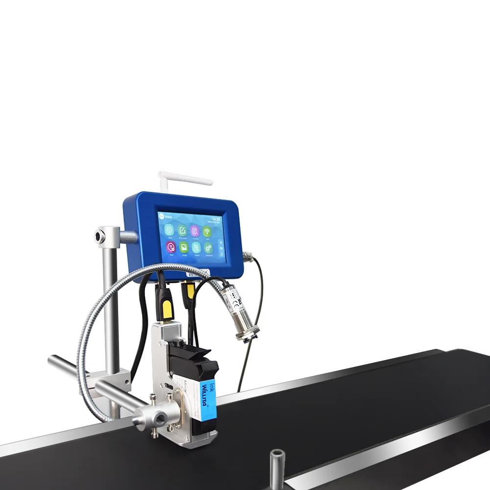 Willita tij 2.5 online inkjet coding printer plastic bag egg date automatic coding machine for date QR code