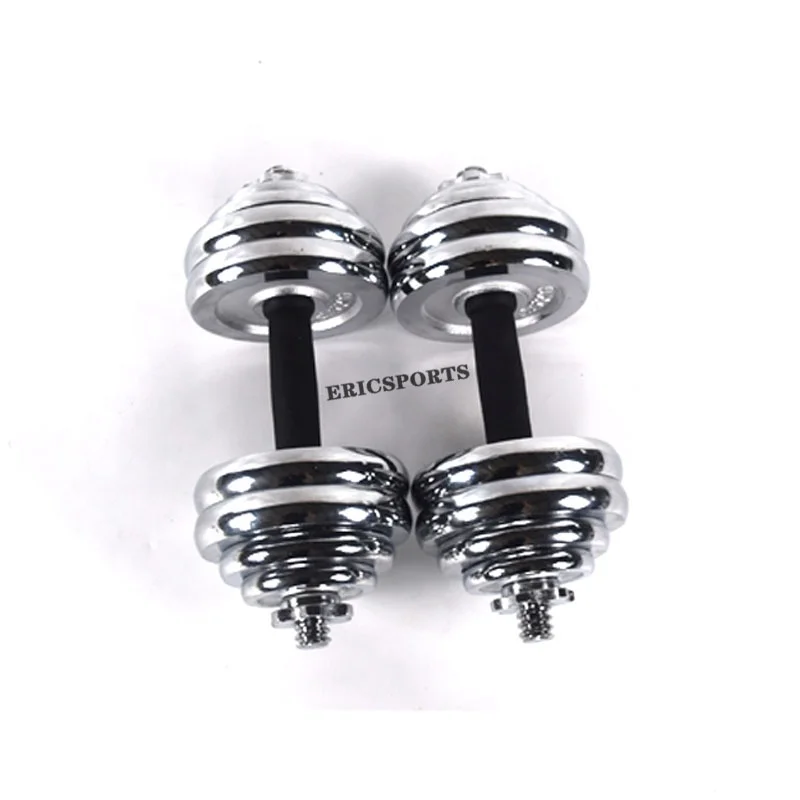 26.5mm Hole With Chrome Disc Dumbbell Weights lift Barbells