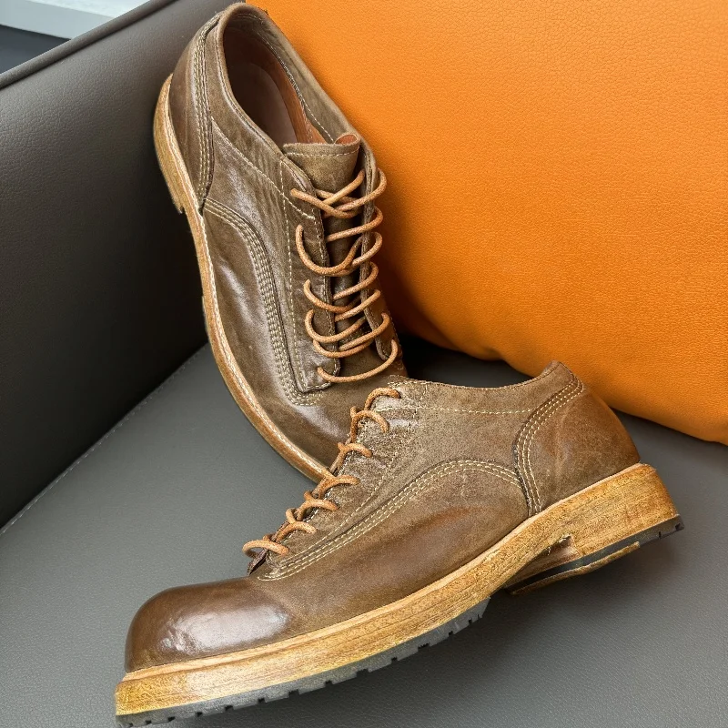 Goodyear welt classic shoes men Horsehide Genuine Leather Italian men shoes wedding party custom dress shoes for men