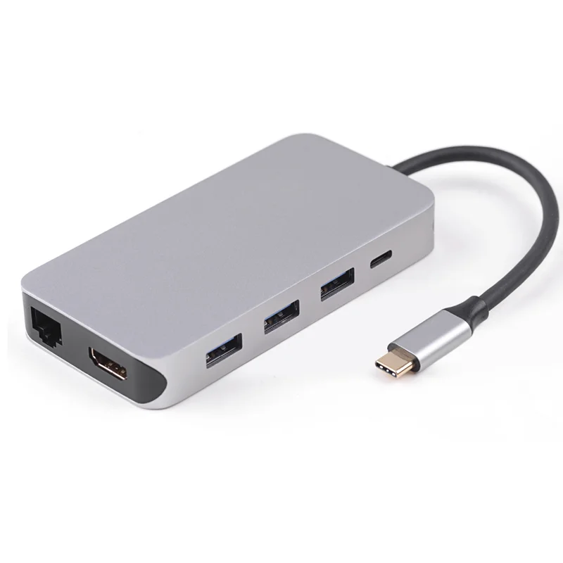 High Quality Control 9 In 1 Usb-c Hub Hub Usb-c 9 In 1 Usb C Hub 9-in-1