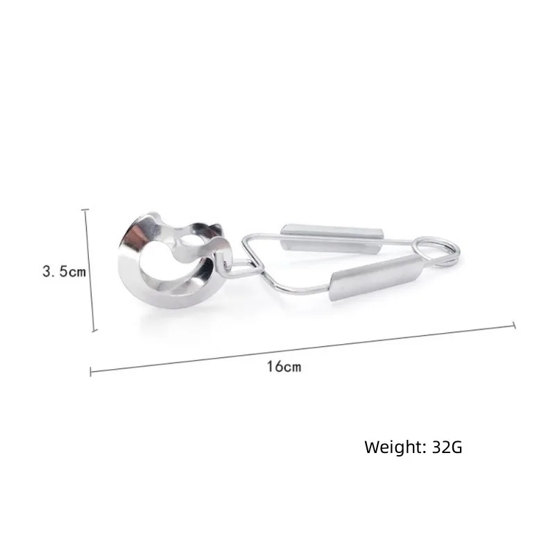 Stainless Steel Escargot Snail Tongs Food Serving Tongs Clamps Kitchen Escargot Clips for Home  Kitchen Cooking Accessories