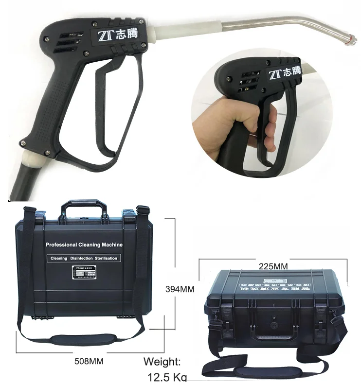 Vapor jet home appliance steam cleaner high pressure cleaning machine for ac parts spare refrigerator with wheels