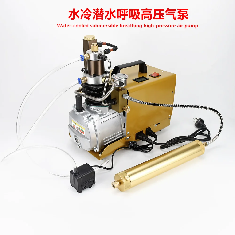 4500 PSI High pressure air pump 30 MPA water-cooled electric diving air tank cylinder inflator convenient and efficient air tank