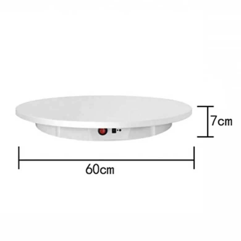 360 Degree Electrical Turntable 60cm rotating didplayelectric rotating display turntable Video Turntable Rotating Photo stand