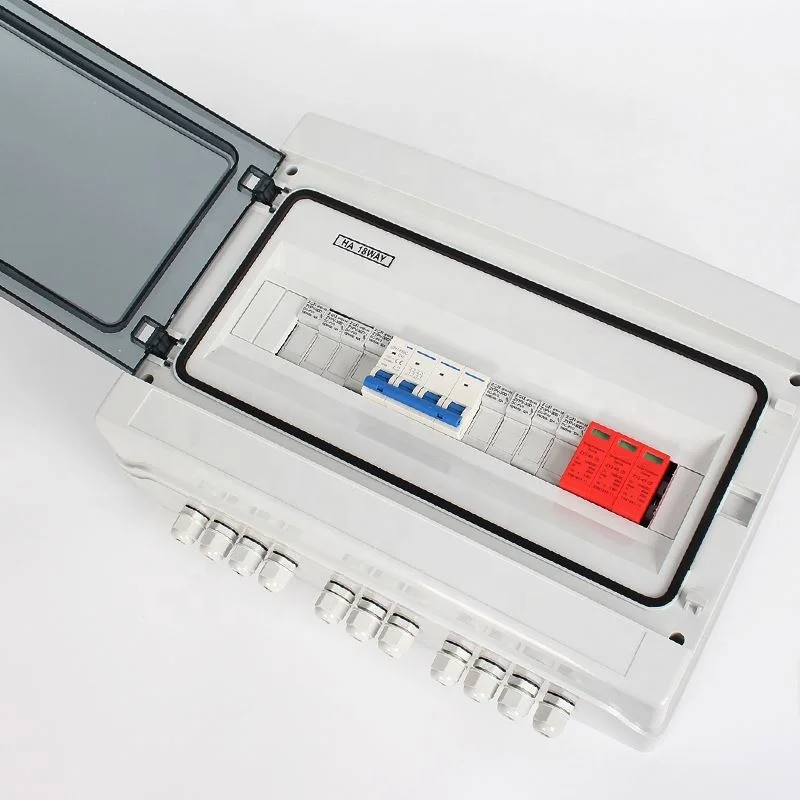 High Quality -PV Input 1 Output 3 Strings With Dc Fuse spd and Mcb Solar Combiner Box