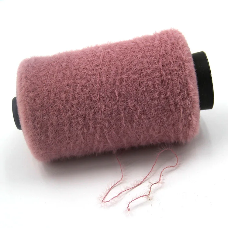 Soft imitate mink yarn feather yarn eyelash yarn for knitting