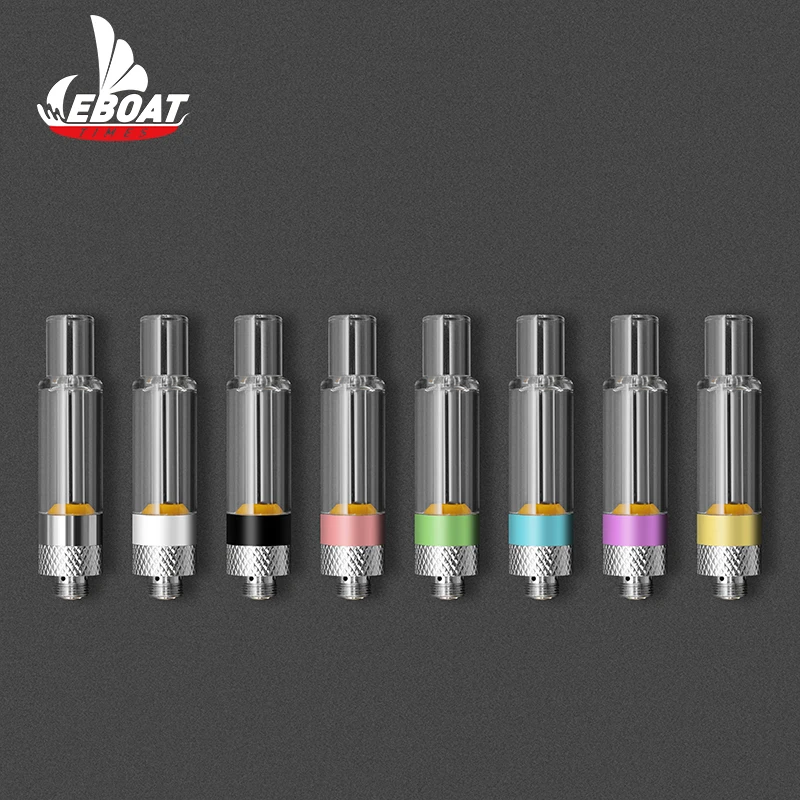 
Leakproof Full Glass 510 Thread Cbd Cartridge Ceramic Coil 0.5ML 1.0ML Mini CBD Atomizer 
