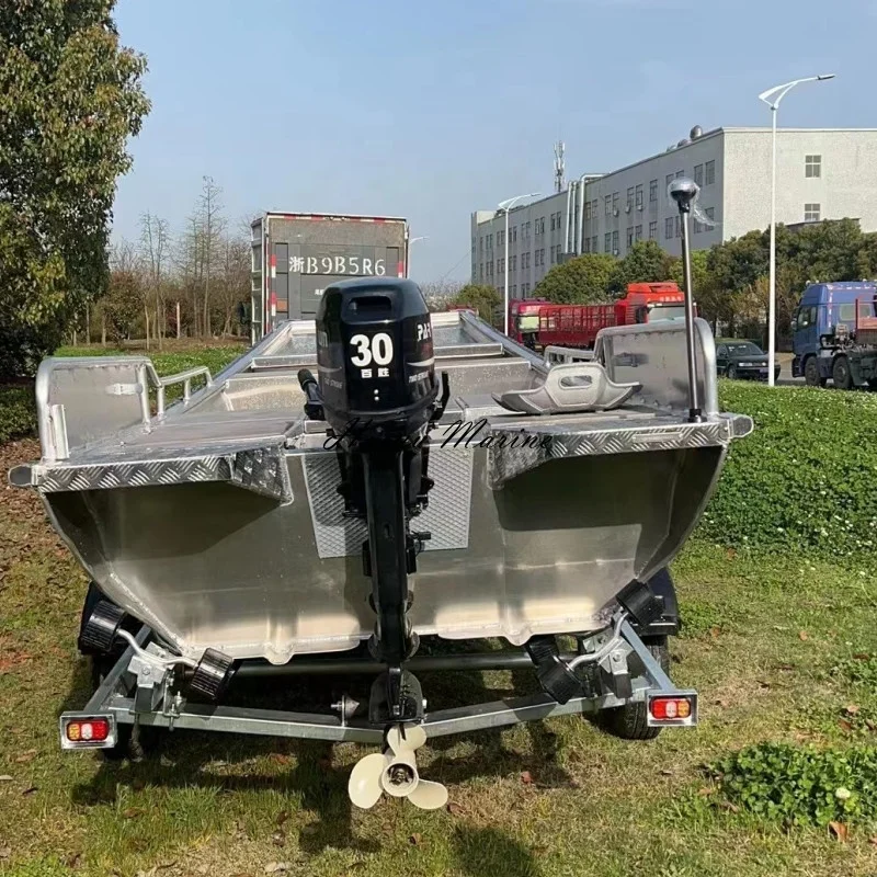 7.1m Long Plat Boat Rear Operated Transport Craft River Boat