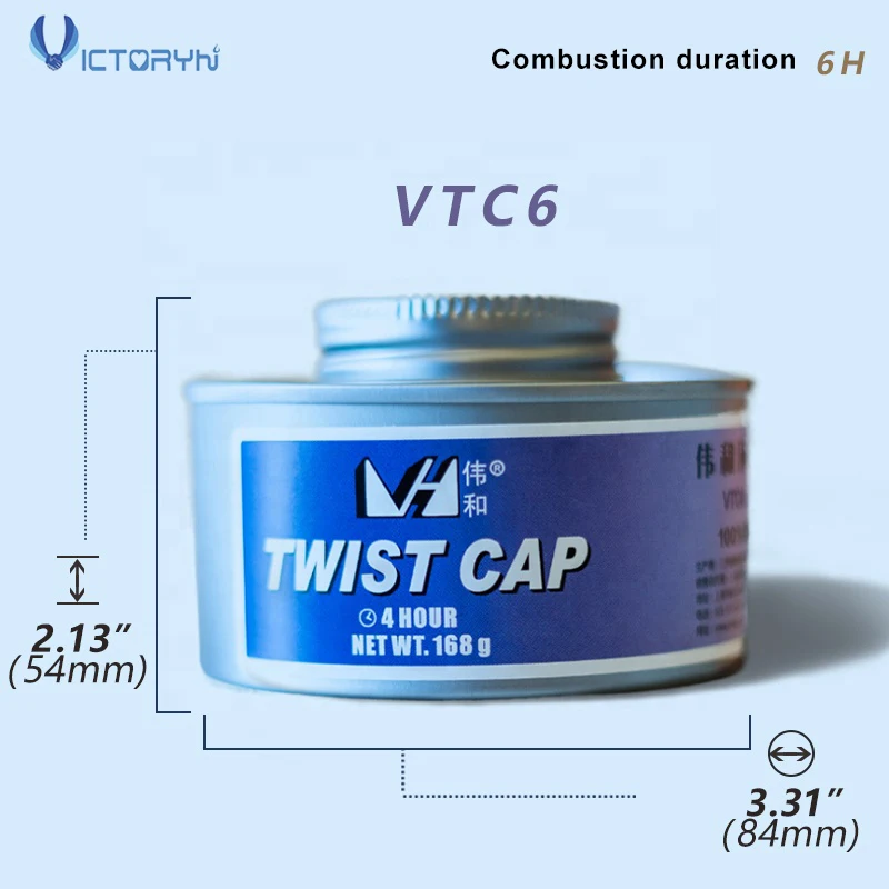 VHTAC Weihe Factory Price Hotel Restaurant Supplies Safe 6H Burning Time Chafing Liquid Fuel