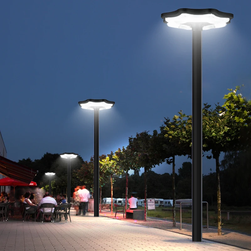 ALLTOP Factory Price Intelligent Light Control Outdoor Waterproof Ip65 Abs 60w Solar Led Garden Lamp