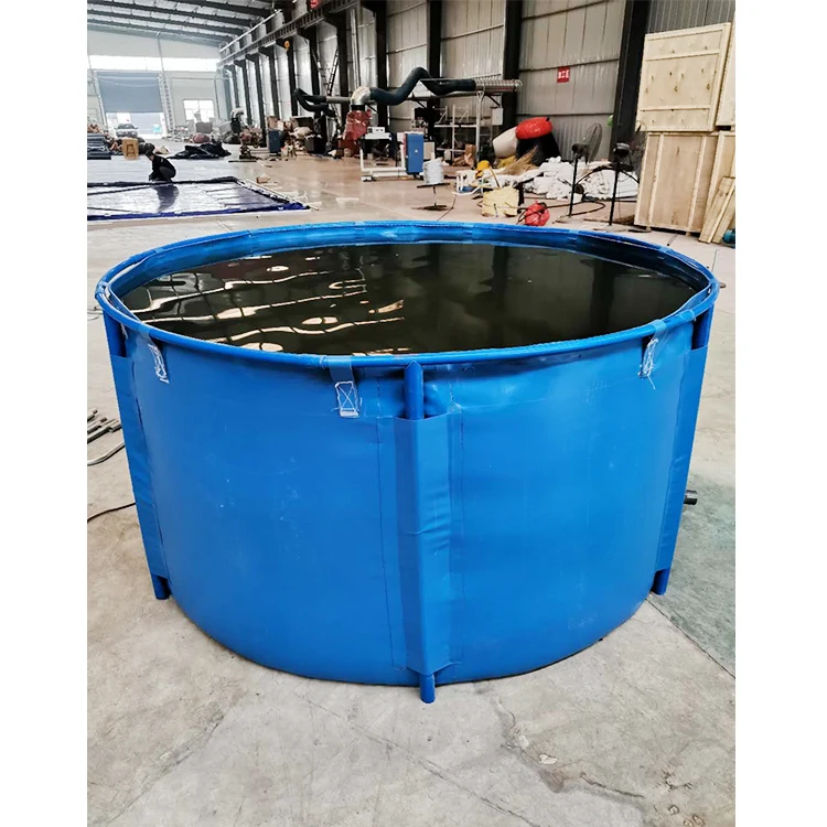 2022 оптовая продажа недорогие маленькие пластиковые полипропиленовые складные круглые резервуары для рыбного хозяйства объемом 100 литра