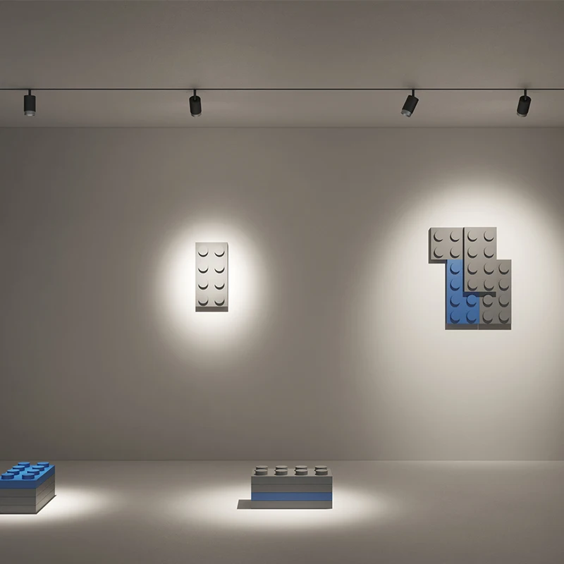 OEM Magnetic Track Rail Light 48V Spot Security Magnet Track Rail Grille Light Power Track System Magnetic Light LED