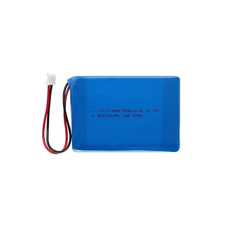 Высокоскоростные литий-полимерные батареи 3 7 в 884765 6000 мАч литий-полимерный аккумулятор для