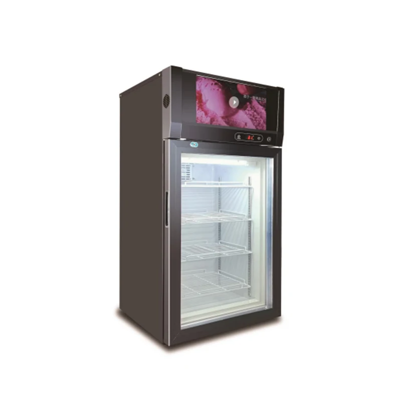 Mini Gelato Showcase Ice Cream Fridge and Freezer for Home or Commercial Refrigeration Equipment