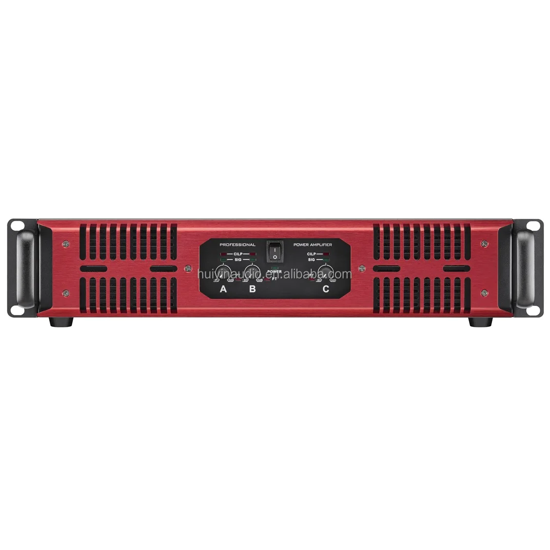 MD Series 3 Channel Amplifiers High Power Stereo 8Ohm X 800W 600W 400W Amplifier for Professional Audio Sound System