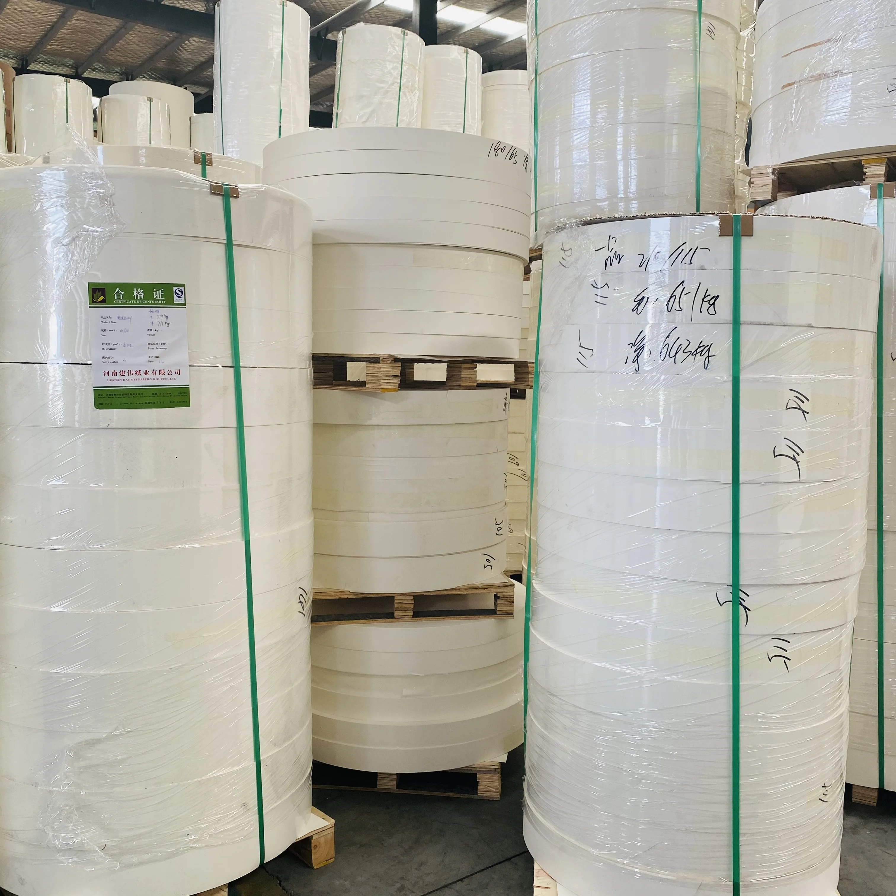 Kraft Paper Roll with PE Film Coated bottom roll