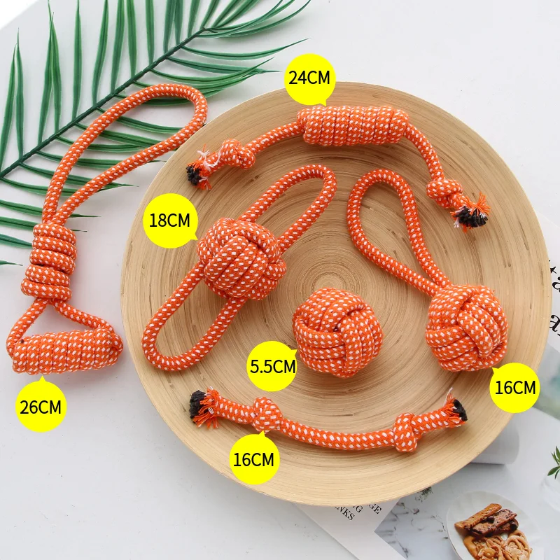 Hot Sale Durable Interactive Pet Products Dog Rope Toy Set Chew Dog Rope Toy Set