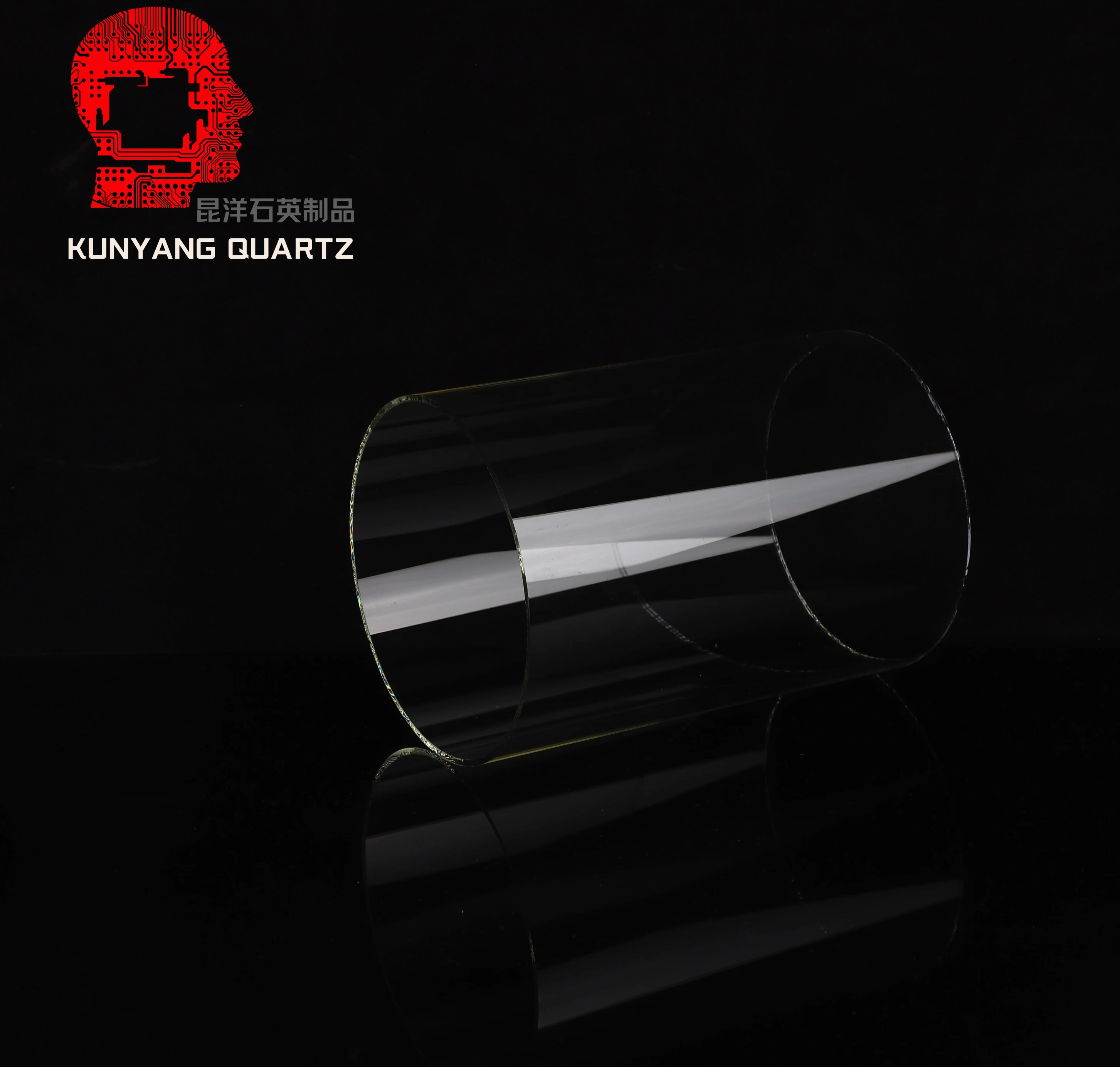kunyang Customized large diameter quartz tube Heat resistant Transparent Quartz pipe Quartz glass tube