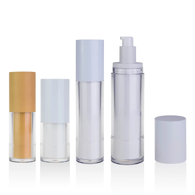 80ml white acrylic cosmetic jars and bottles acrylic bottles for cosmetics for lotion