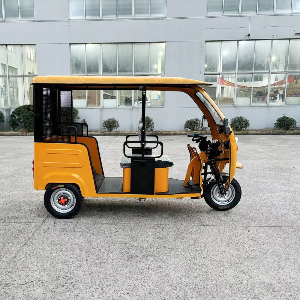 Прямо с завода поставка 3-х колесных трициклов Барабанный тормоз tuk e-rickshaw электрические трициклы для пассажиров