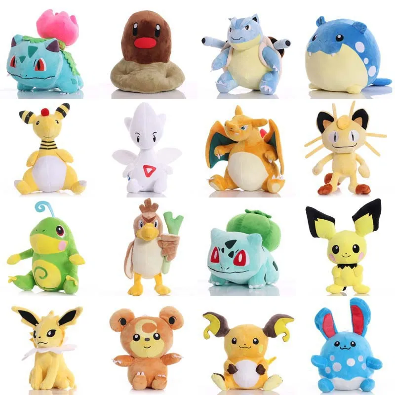 Wholesale 18-25cm cartoon anime pocket monster plush doll little elf plush toy promotional gifts