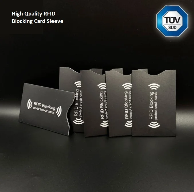 Identity Theft Protection Secure Sleeves for Credit Cards Wallet/Purse