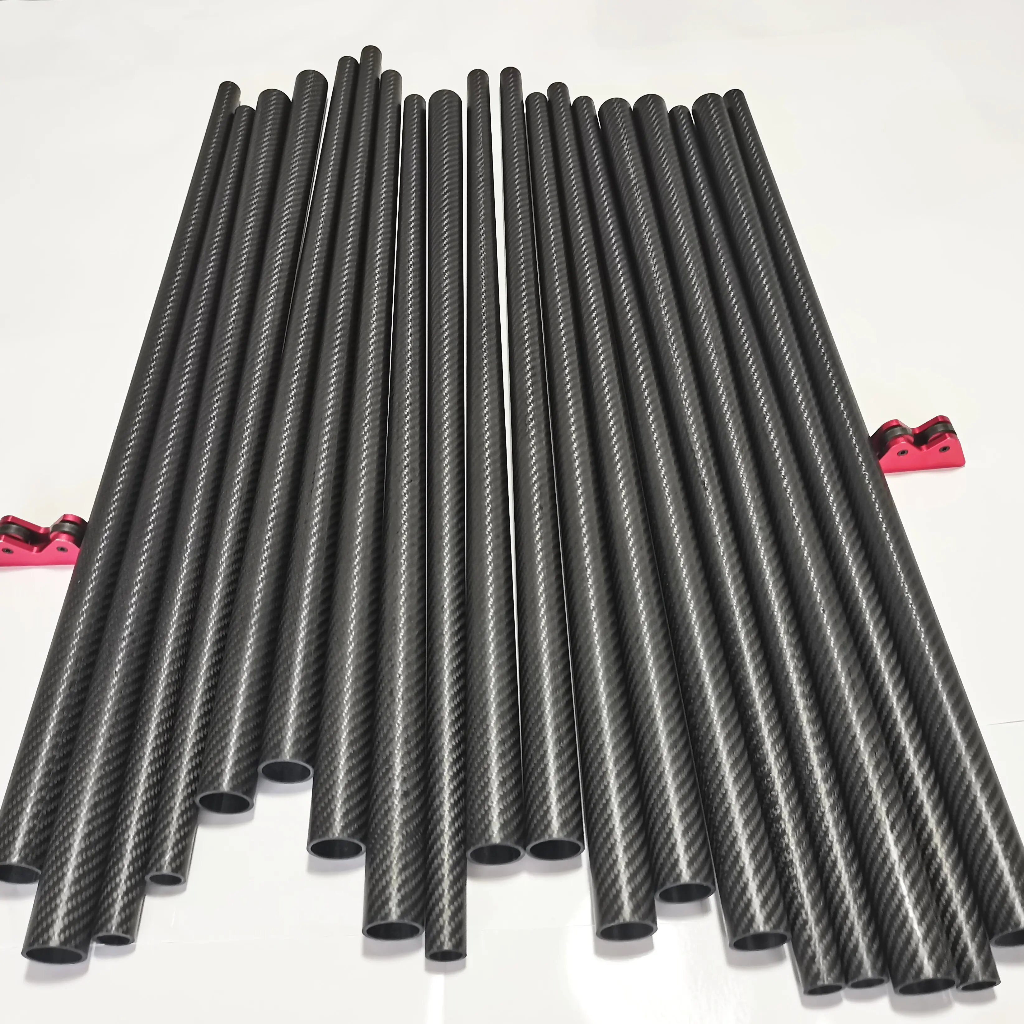 21.5mm 3K carbon fiber pool cue shafts butt tube,silk polished surface carbon tube