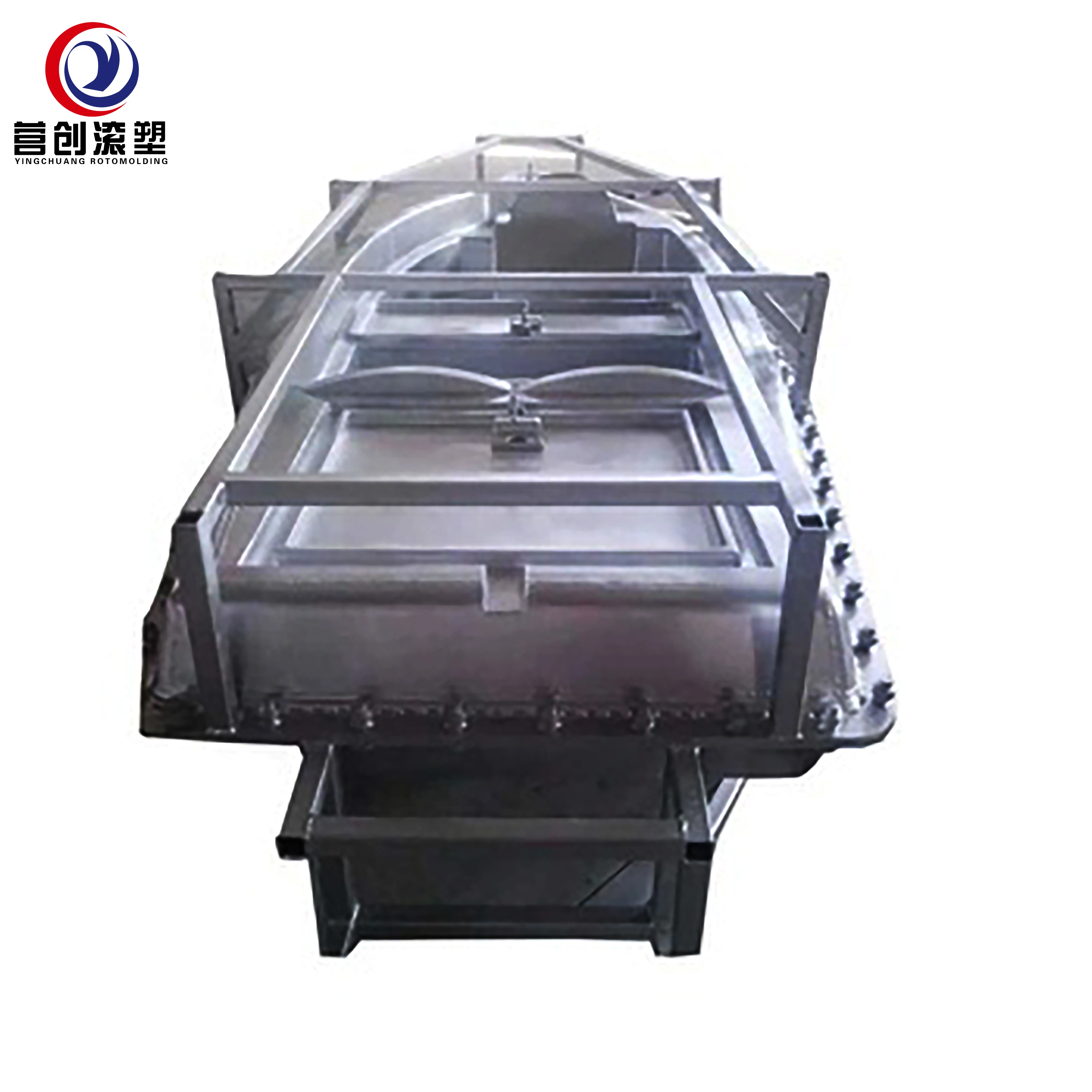 Fishing Boat Molding Fixed Oven Rotational Moulding Machine Rtomolding Plastic Kayak
