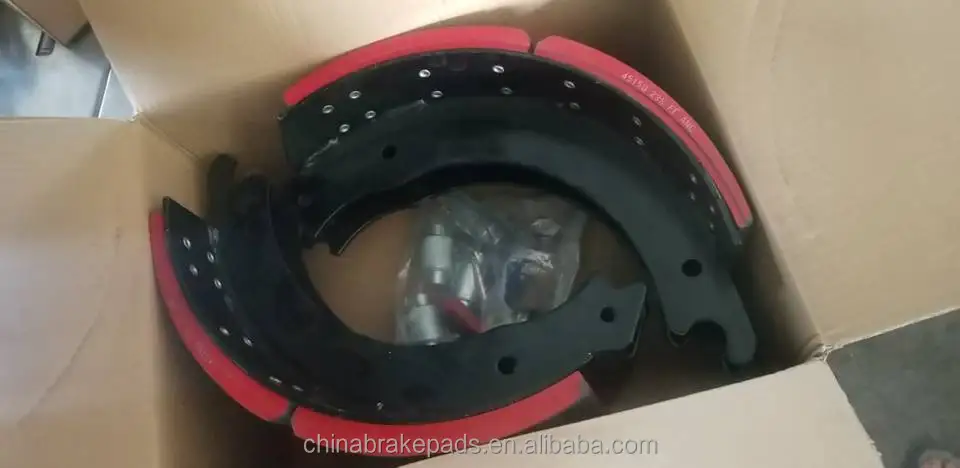 Factory Auto Brake Parts Heavy duty 4709 4707 4515 4515Q 1443 trailer truck brake shoe brake lining with repair kits