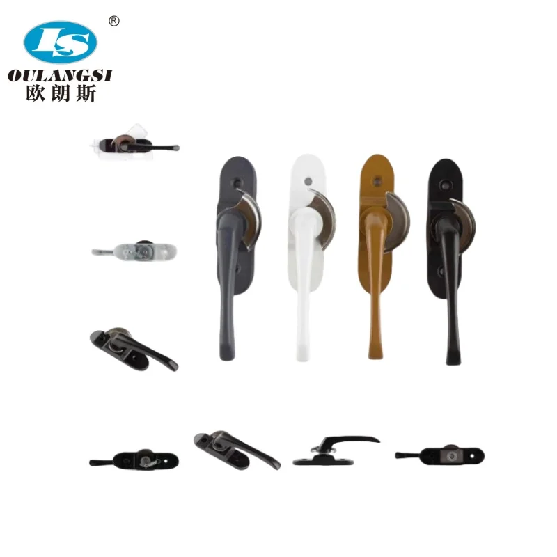 Factory direct stainless steel crescent lock thickened  luxury Crescent lock window lock manufacturers wholesale sliding window