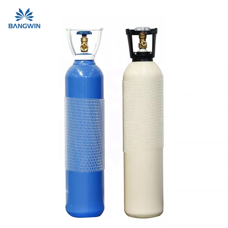Argon Oxygen CO2 Helium C2H2 Acetylene Gas Price With High Pressure 8l Gas Cylinders And Valves