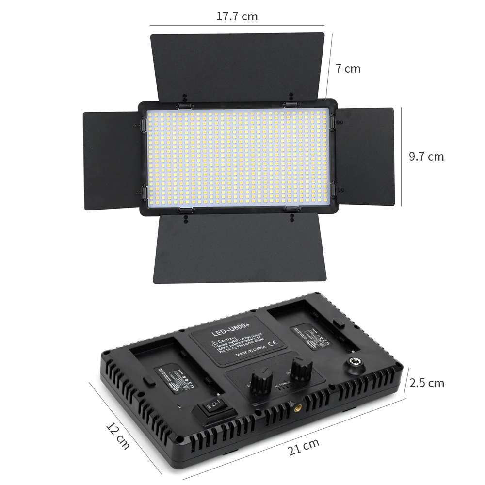 Bi-color Temperature Adjustable Video Led Light Box Photography Panel Camera Lighting