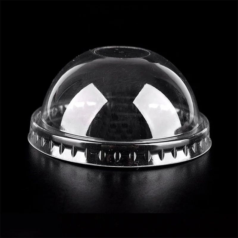 Various functions cold drink plastic lids plastic dome lids transparent plastic lid