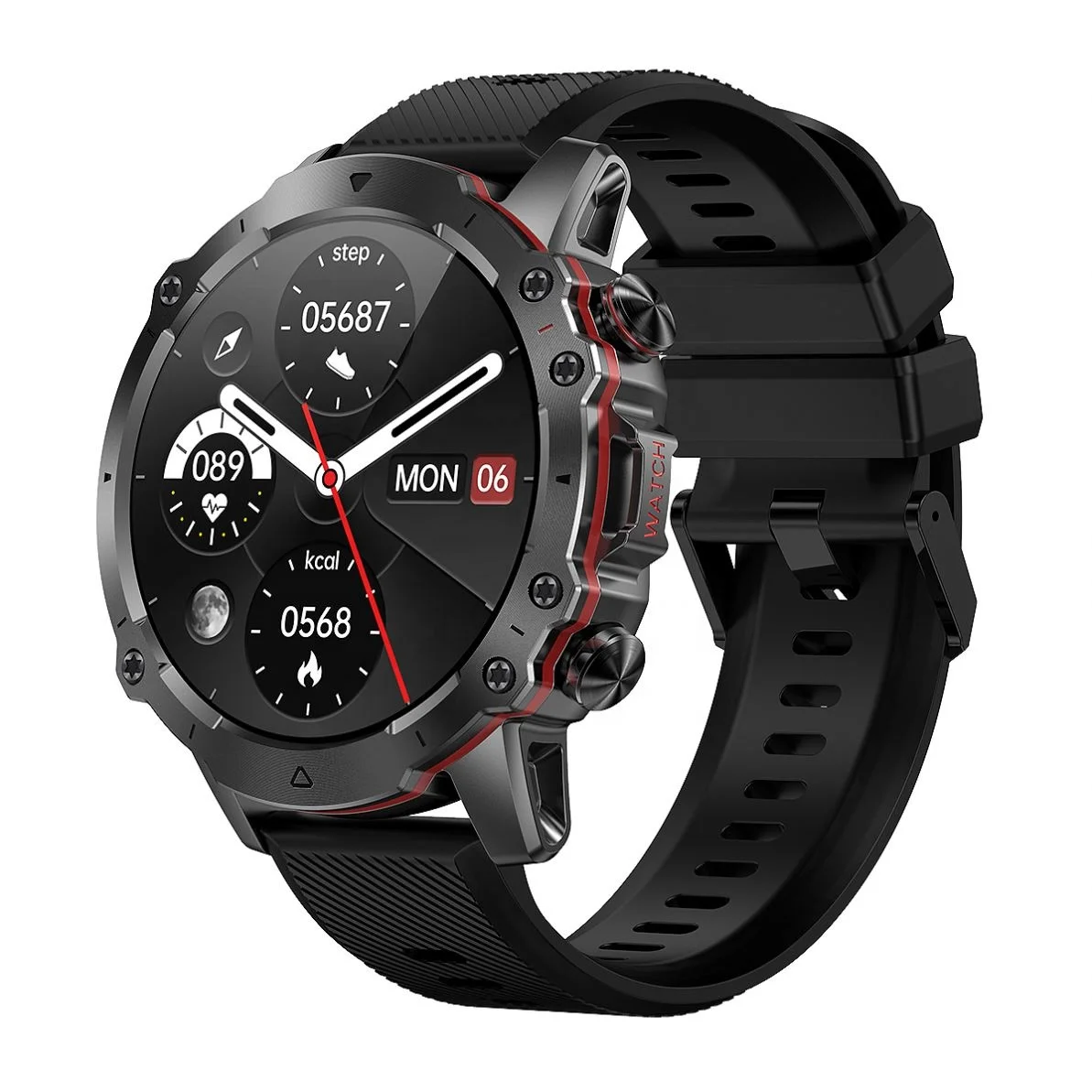 2023 Smart Watch AK56 AMOLED 390*390 HD Screen Heart Rate BT Call IP68 Waterproof NFC Men 5ATM Smart Watch  AK56