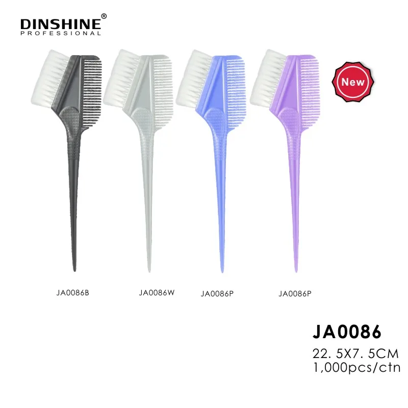 
Salon Colorful Plastic Hair Dying Comb Tint Hair Dye Brush 