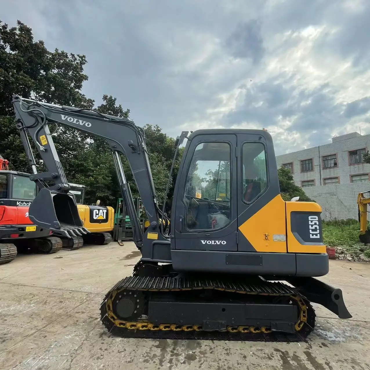 used excavator volvo ec55d on sale