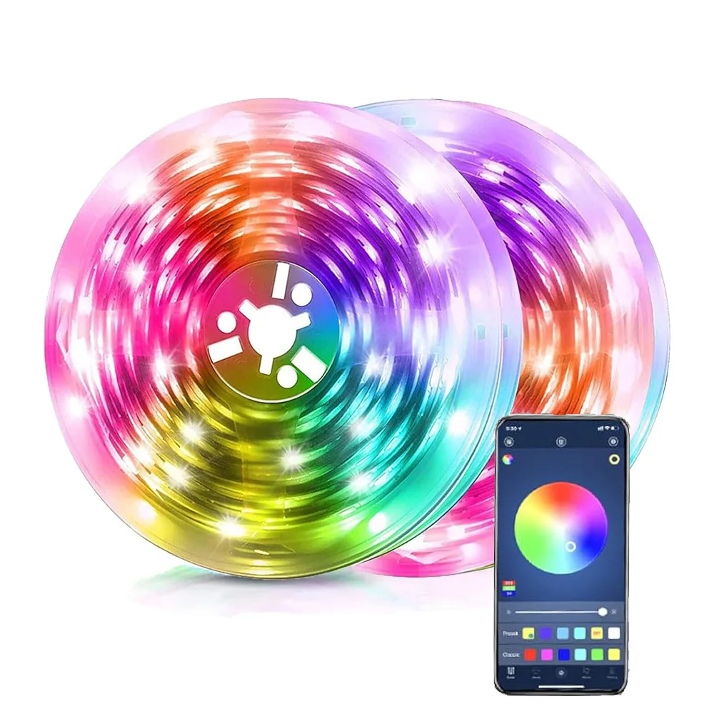 DC24V WIFI Bluetooth Tuya APP Control RGBW LED Strip Light Outdoor Waterproof Led Light Strip