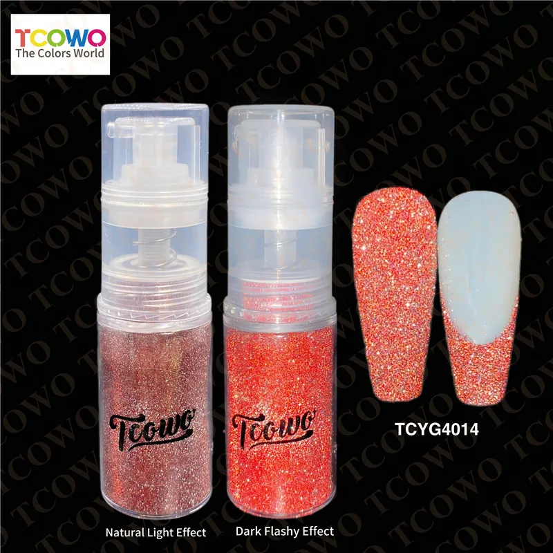 Crystal Diamond Reflective Colorful Flash Powder Ombre Nails Sprayer For Hair & Body Glitter Spray Lady Glitter Spray