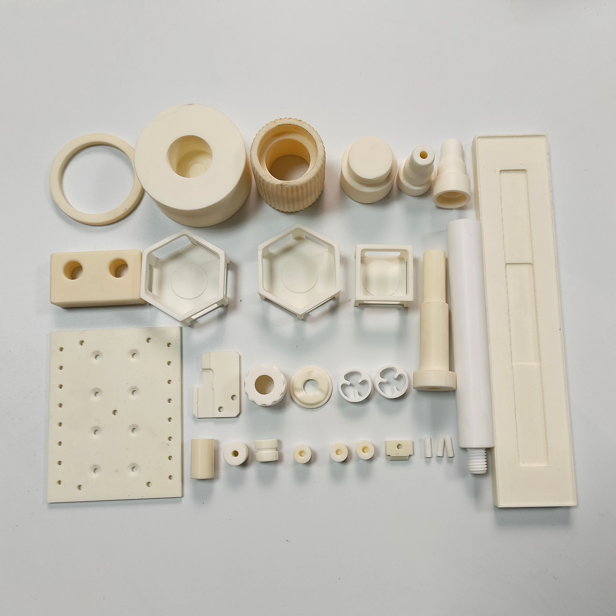 Industrial Machined Ceramics Alumina Zirconia  Silicon Nitride Ceramics Precision Ceramic Parts Processing