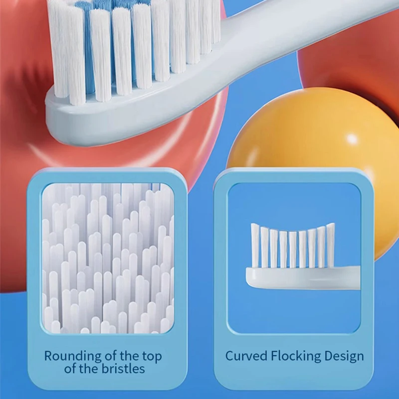 Оптовая продажа перезаряжаемая зубная щетка с мультипликационным принтом водонепроницаемая детская ультразвуковая датчиком давления для детей электрическая