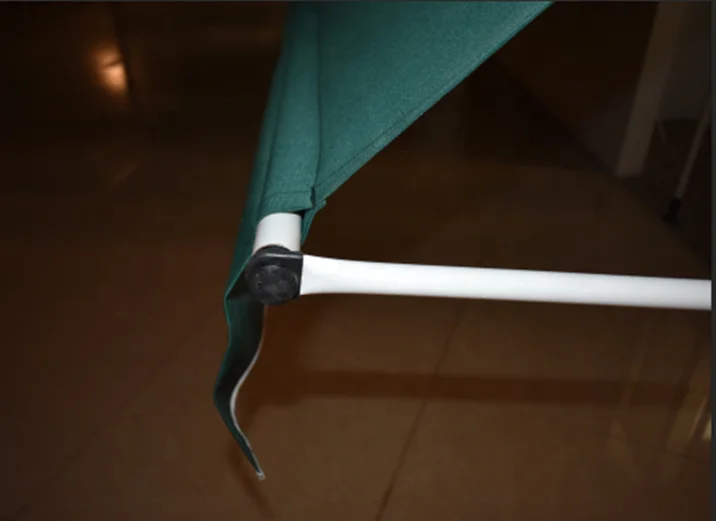 simple clamp steel awning manual awning  balcony flexible manual gearbox awning with polyester fabric
