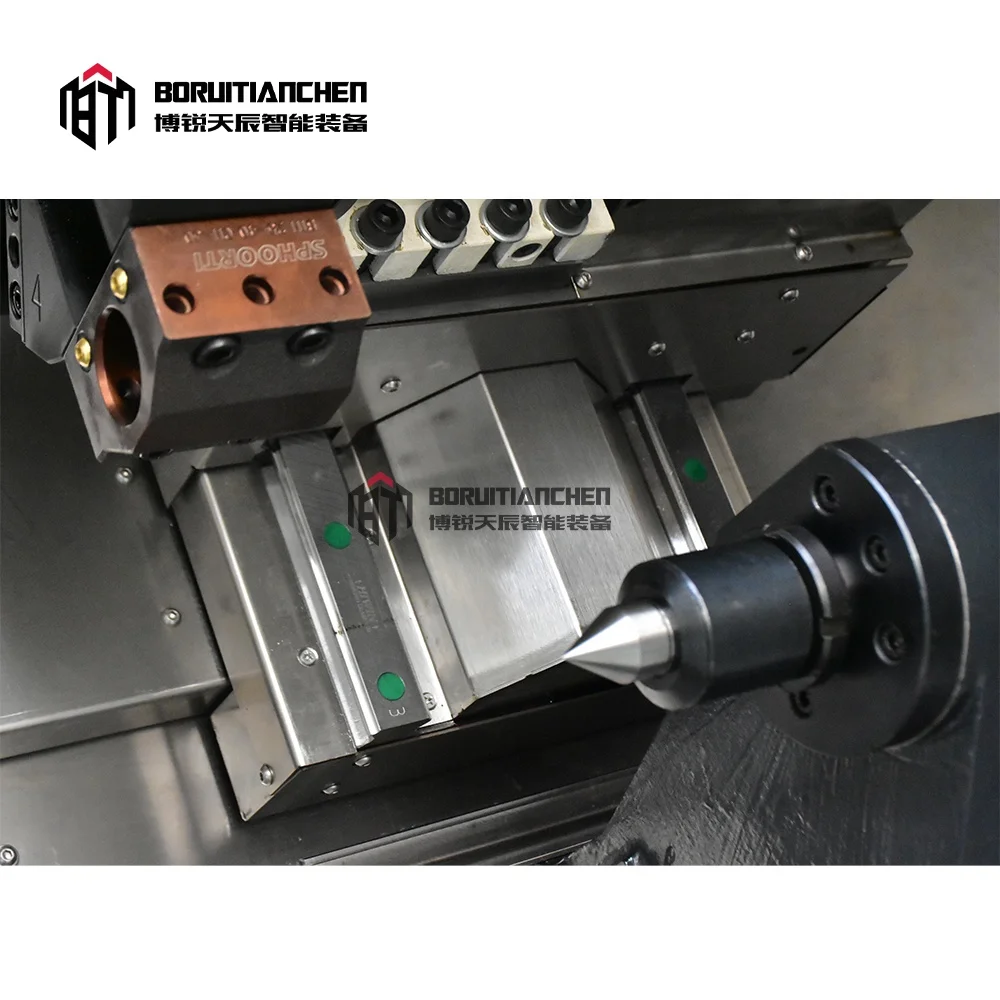 Single Spindle Automatic Lathe TCK56 Mill Drill Lathe Combo Machine China Slant Bed CNC Lathe