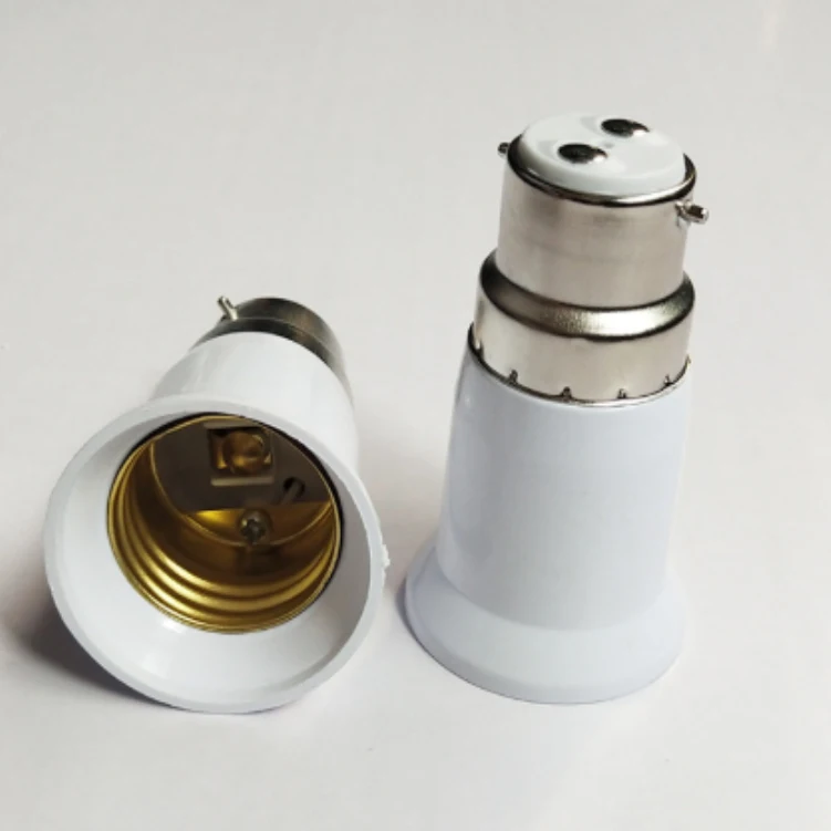 B22 Lamp Holder to E27 Holder Converts B22 to E27 Adapter Conversion Socket Wholesale E26 Converter